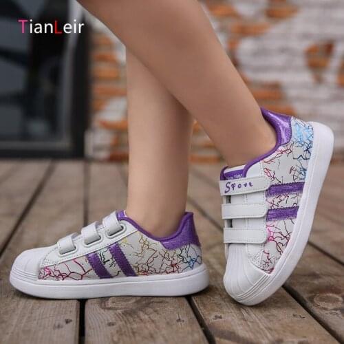 2021 New Kids Shoes High Quality Comfortable Sneakers For Girls Lightweiht Fashion Casual Children Shoes Girls Chaussure Enfant