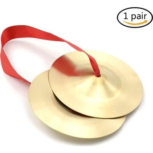 IRIN 1pair Mini Cymbals Music Toys Copper cymbals