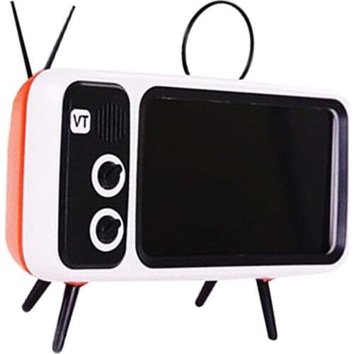 Mobile Phone Holders Portable Universal Retro TV Desktop Mobile Phone Holder Stand Mount Bracket Mobile Phone Accessories 2021