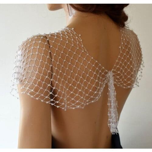 Fashion Bridal Collar Necklace Luxury Handmade Flowers Beaded Women Big Shoulder Chain Wedding Jewelry Accessories