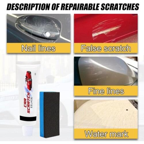 3 Sets Car Scratch Removal Kit Deep Fast Cleaning All-Purpose Cleaner Scratches Repair Polishing Wax Scratch Remover Clean Gel