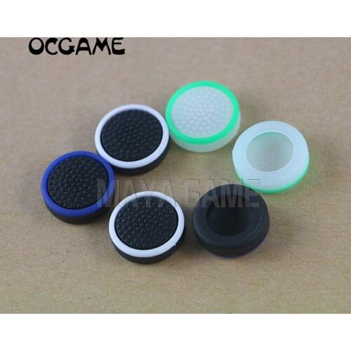 OCGAME 300pcs/lot colorful Luminous Silicone Cap Thumb Stick Joystick Analog Grip Rubber Cover For Switch Controller NS Joy-con