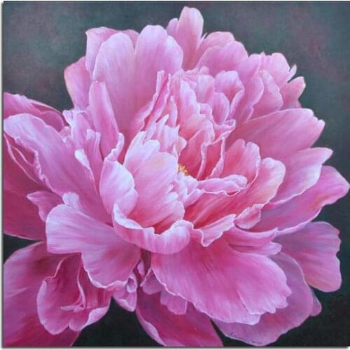Charming pink peony 40x40 Diy Diamond embroidery cross stitch diamond painting diamond mosaic kits picture rhinestones