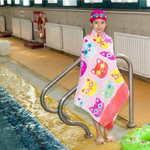 1PC 160X80cm European style 100% cotton towel no formaldehyde fast dry children large size adult cartoon beach towel CR-T5