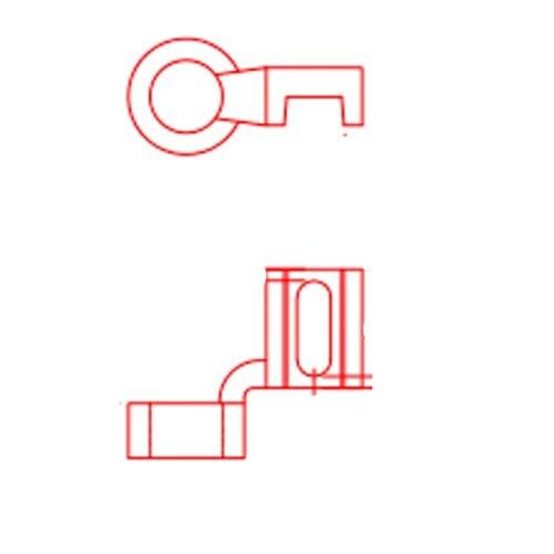 CLEAR RULER FOOT 5MM TYPE FRAME QUILTING EMBROIDERY LOW SHANK FOR SINGER PFAFF VIKING BROTHER DN01P