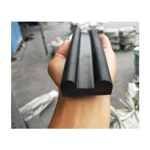 35mmx15mm U-type rubber strip non-slip damping pad buffer stripe long narrow piece 300/500/1000/2000mm