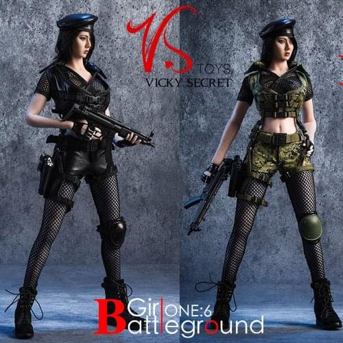Soldier 1/6 womens clothing ratio, suitable for 1/6 action model combat clothing
