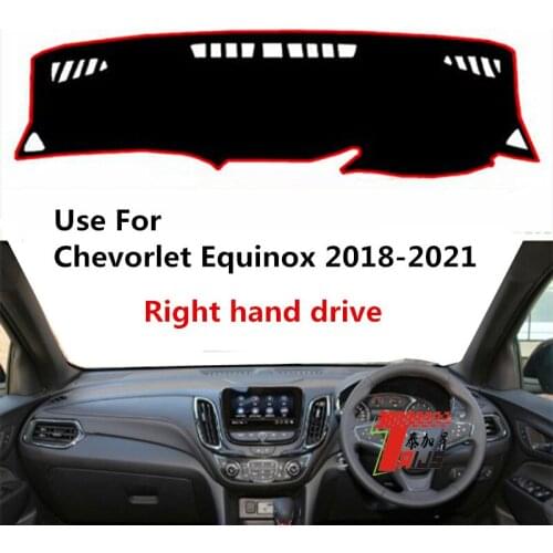 TAIJS Factory 3Colors Simple Polyester Fibre Car Dashboard Cover For Chevorlet Equinox 2018 2019 2020 2021 Right hand drive