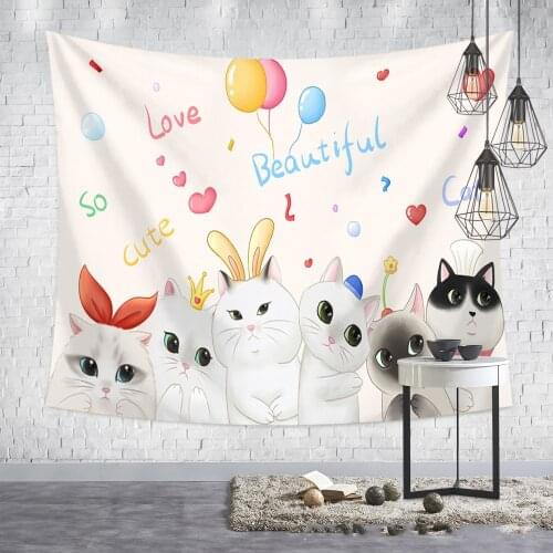 Hanging Cloth Cartoon Anime Cute Animal Tapestry Background Cloth Photo Wall Background Cloth