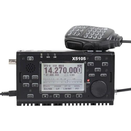 Xiegu X5105 OUTDOOR VERSION 0.5-30MHz 50-54MHz 5W 3800mAh HF TRANSCEIVER with IF Output All Bands Covering SSB CW AM FM RTTY PSK