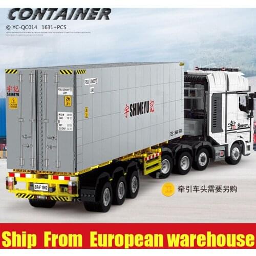 Yeshin 1:10 high-tech Car Toys Building Blocks The Truck Container Compatible With 42078 Assembly Car Toys Bricks Christmas Gift