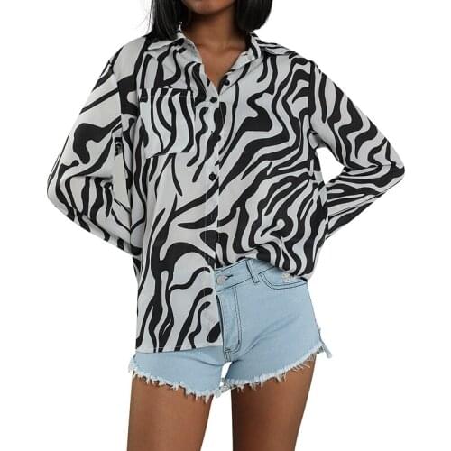 Female Shirt See Through Striped Turn-Down Collar Long Sleeve Blouse Single-Breasted Tops for Summer Autumn Women Ladies New