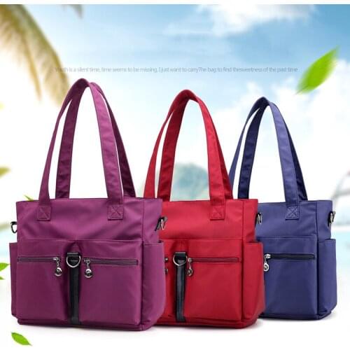 Women Large Capacity Solid Color Shoulder bag femal Luxury Designer Crossbody bag Waterproof purses and handbags For Shopper