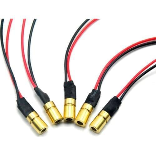 5pcs Red Laser Dot Module 650nm 5mW 3VDC Mini Lazer Module 6x10mm