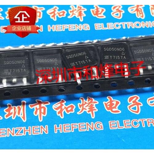 5 Pieces) SQD50N06 TO-252 60V 50A / FTD36N06N 60V 25A / FDD6690A 30V 46A / SF5A400HD SF10A300HD SFN20A600 TO-252