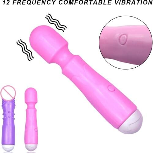 AV Massage Stick Dildo Vibrator 12 Speeds Magic Wand Massager Vibrators Sexy Clit Vibrator Sex Toys for Women Adult Sex Shop