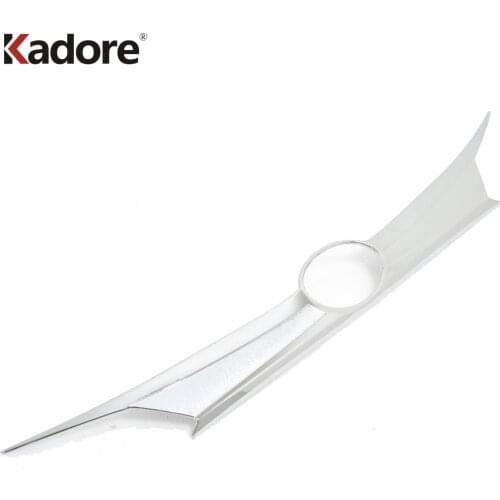 For Toyota RAV4 RAV 4 2016 2017 Chromed Rear Trunk Lid Cover Trim External Decorative Strip Tail Door Sticker car accessories