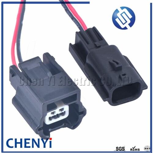 2 Pin Female Automotive Waterproof Electronic Connector Housing Wire Socket Plug 7283-8851-30 7282-8851-30 For Nissan with wire