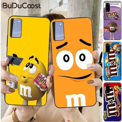 M&Ms Chocolate Nutella Bottle Phone Case for Samsung Galaxy S10 Plus S10E S6 S7 edge S8 S9 Plus S10lite S20 Plus S20 Ultra