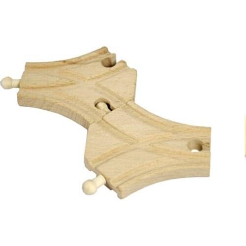 D549 double arc bifurcation orbit the train wooden rail toy accessories Educational Boy/ Kids Toy