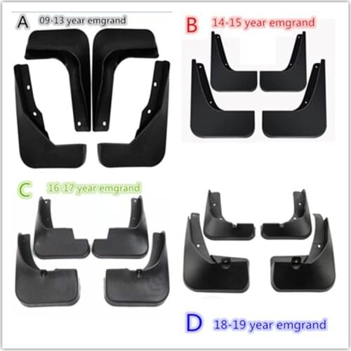 Car mudguards,fender,with the emblem for Geely Emgrand 7 EC7 EC715 EC718 Emgrand7 E7