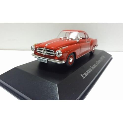 IXO 1:43 BORG WARD ISABELLA COUPE (1957-58) vehicle Alloy model Vintage car Metal toys for childen kids diecast gift