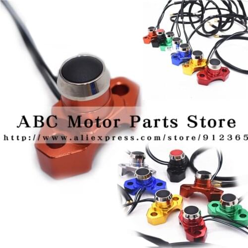 CNC Stop Button Kill Switch For CRF YZF KXF EXC Dirt Pit Bike MX Motocross Enduro Supermoto Off Road Motorcycle Free Shipping