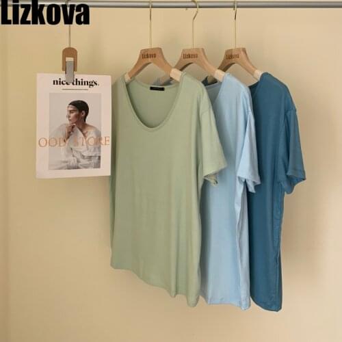 Женские свободные футболки LizKova China At AliExpress
