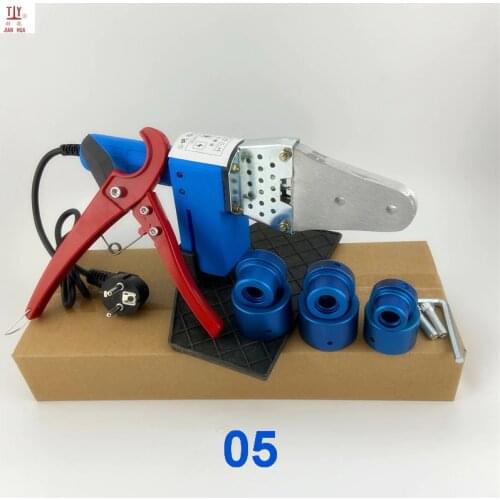 New Type 20-32mm 220V Blue Die Head Plastic Pipe Welding Machine Heating Tool Set For PPR PB PE Tube Welding Hot Melt Use