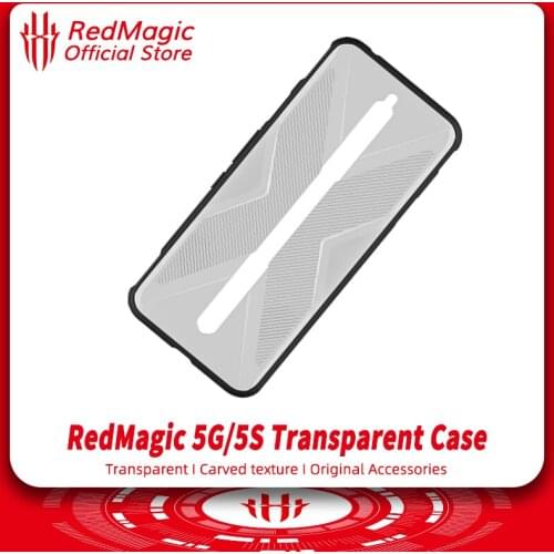Original nubia RedMagic 5G Transparent Protective Case Nubia Redmagic 5S
