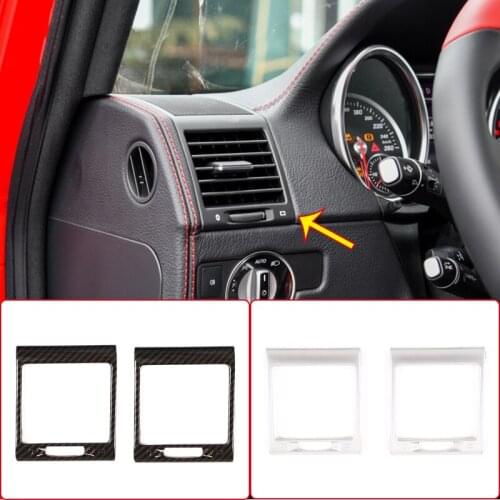 Car Console Dashboard Both Side Air Outlet Frame Decoration Cover Trim For Mercedes-Benz G-Class 2004-2018 Interior Accessories