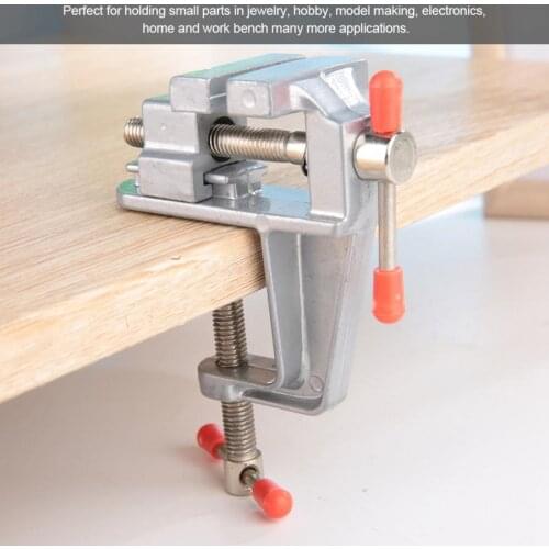 Professional Mini Plain Jewelry Vise Clamping Device Universal Table Workbench Clamp Jewelry Model DIY Repair Making Tools