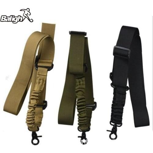 Adjustable Nylon Strap Tactical single point Bungee Rifle Gun Airsoft Air Rifle Sling gun Strap Belt Shooting Accessories
