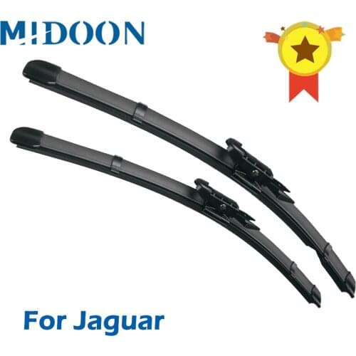 MIDOON Wiper Front Wiper Blades For Jaguar XF 2007 - 2015 Windshield Windscreen Front Window For Jaguar XJ 2009-2017 23"19"
