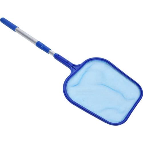 Pool Skimmer Pool Net Skimmer Aluminum Alloy Three Section Telescopic Threaded Connection Handheld for Swimming Pool Cleaning