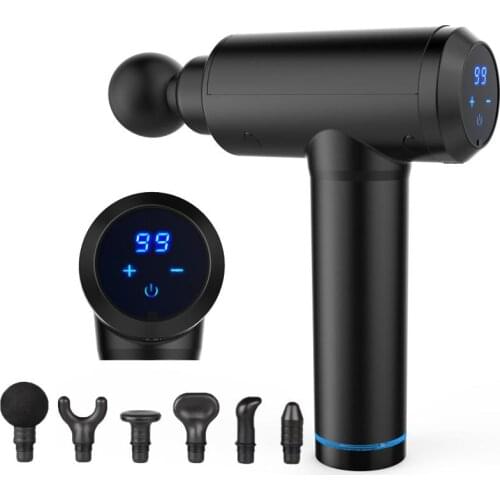 Smart Mini Fascia Gun Muscle Relaxation Massager Vibration Impact Gun Portable Pocket Electric Fitness Full Body Massage Gun