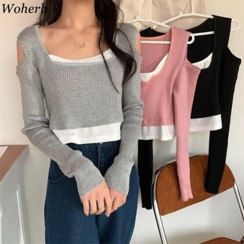 Женские длинные футболки Woherb China At AliExpress