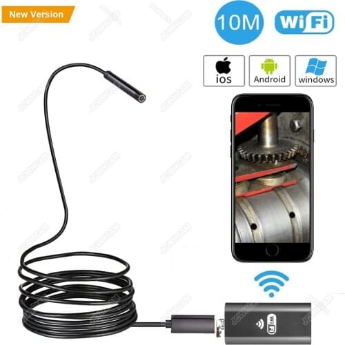 1M 2M 5M 10M 2MP 720P USB Endoscope Camera HD IP67 Tube Endoscope Wireless Wifi Borescope Video Inspection for Android/iOS
