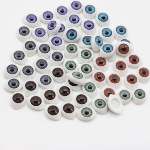 10pcs/lot 10*14mm doll brown dark green blue ovel eyes for BJD/SD 1/3 1/4 1/6 BJD doll eyes es012