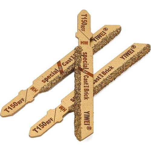 3pcs Reciprocating Saw Cutters T150 Carbide 50 Grit T-Shank For Ceramic Tile