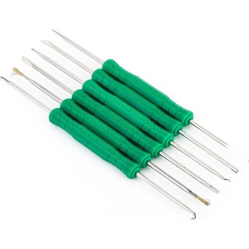 6Pcs Desoldering Aid Tool Circuit Board Soldering Welding Auxiliary Tools PCB Cleaning Kit Repair Tools
