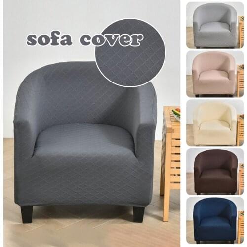 Sretch Bathtub Sofa Cover Armchair Seat Spandex Slipover Protector Elastic Washable Dustproof Home Chair Decoration