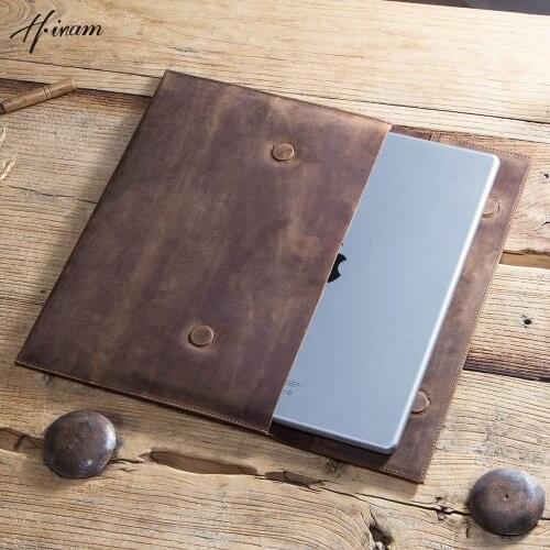 Genuine Cowhide leather vintage luxury ipad pro cases for ipad pro 12.9 inch retro casual ipad Sleeve Pouch Tablets cases