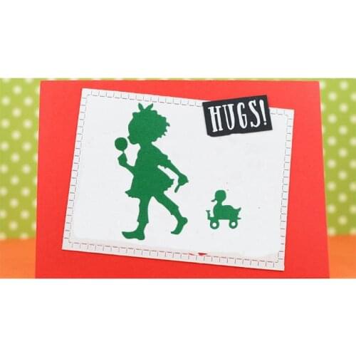 Child Toy Metal Cutting Dies Stencils For Card Making Decorative Embossing Suit Paper Cards Stamp DIY Dies Scrapbooking New 2019