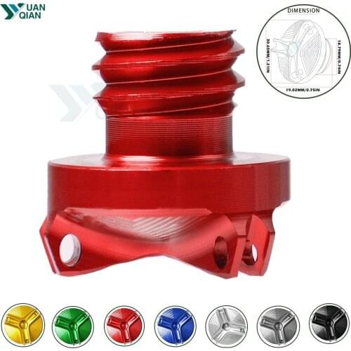 For Suzuki GSX-R1000 2001 2002 2003 2004 2005 2006-2016 Motorcycle accessories M20*2.5 Engine Oil Filter Cup Plug Cover Screw