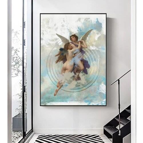 European Nude Portraits Canvas Art Decorative Paintings Posters and Prints Wall Art Pictures for Living Room Decor