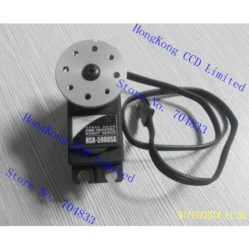 HSR-5980SG High pressure large torque steel gear digital steering gear for robot Torque kg./cm. (6.0V / 7.4V): 24/30