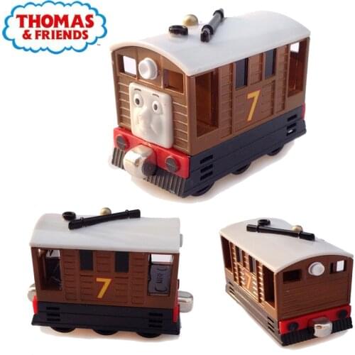1:43 Thomas And Friends Metal Alloy Magnetic Diecasts Train Toy Vehicles Toby Connectable Locomotive Children Toy Christmas Gift