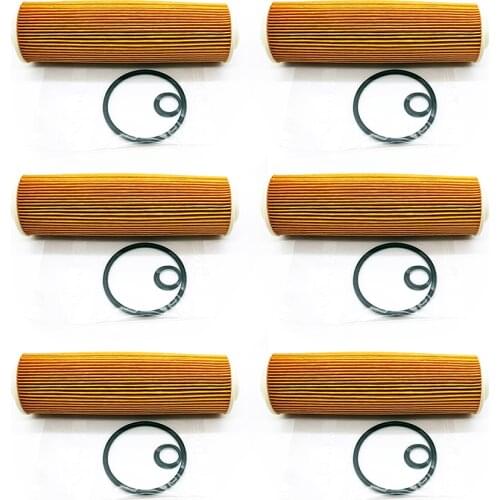Yubao 6Sets of Engine Oil Filter Kit 2711800509 For Mercedes-Benz W204 C250 R172 SLK250