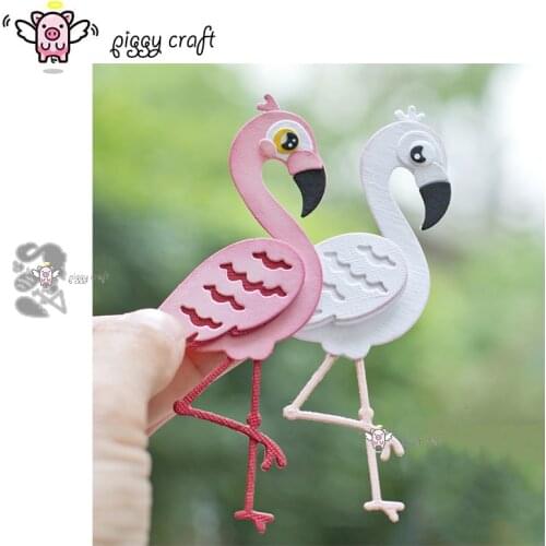 Piggy Craft metal cutting dies cut die mold New Flamingo decoration Scrapbook paper craft knife mould blade punch stencils dies